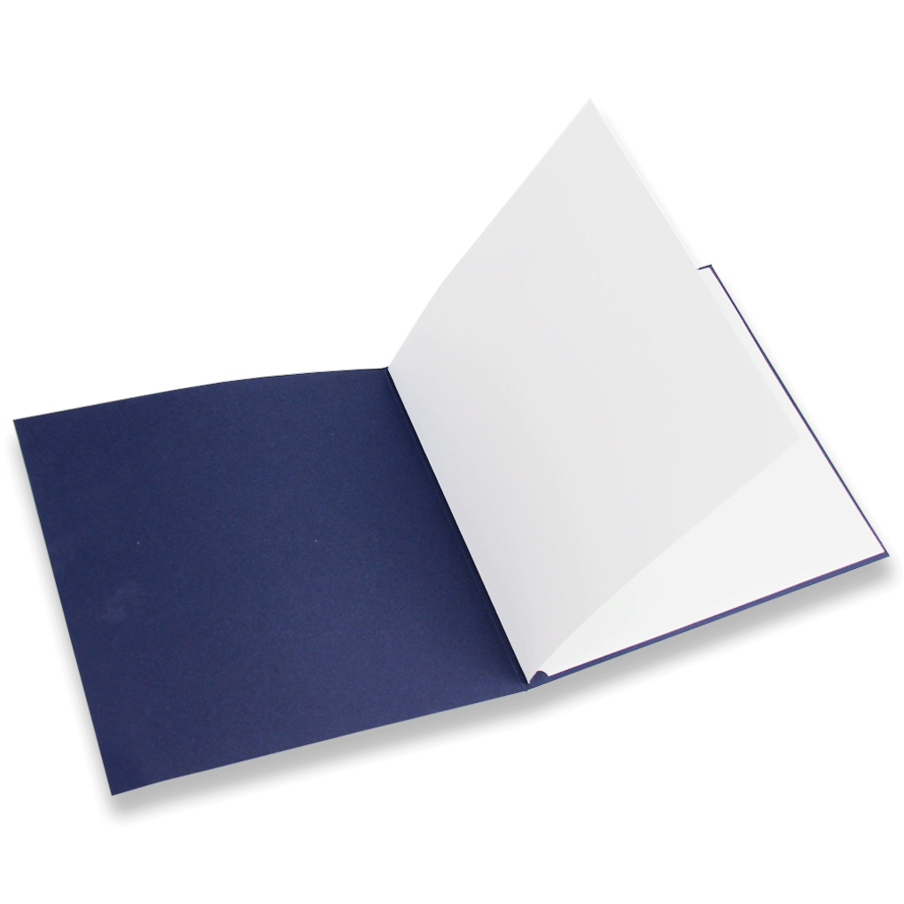 Navy Blue Silver Foil Bauble