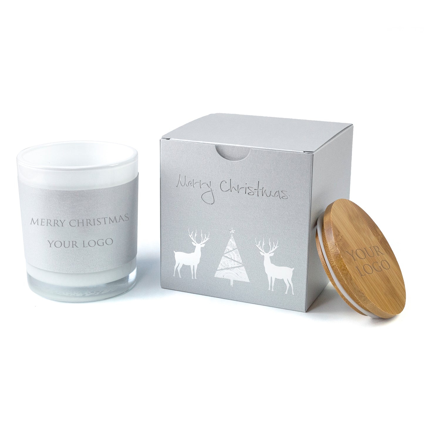 Personalised Corporate Christmas Gifts: Luxury Boxed Soy Candles