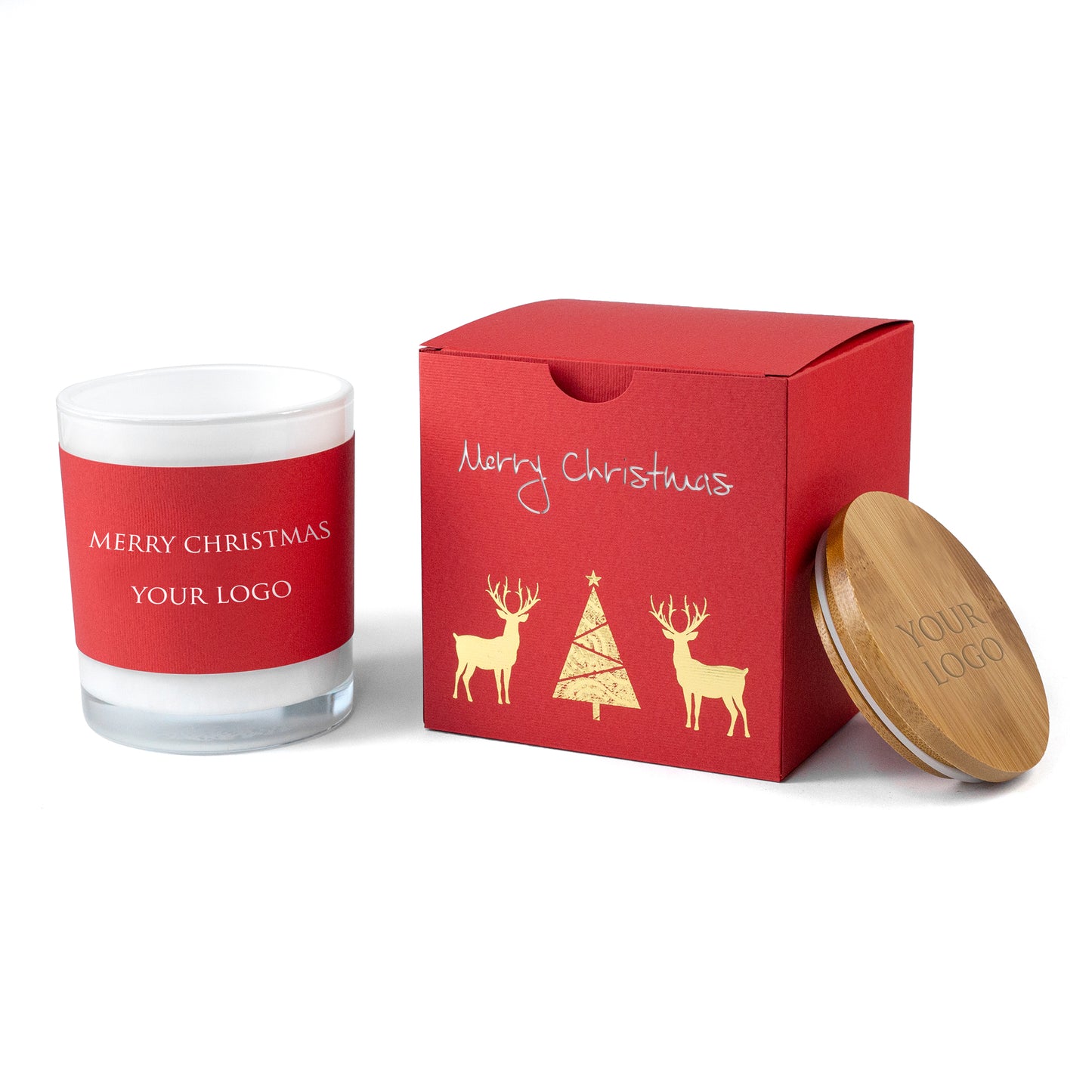 Personalised Corporate Christmas Gifts: Luxury Boxed Soy Candles