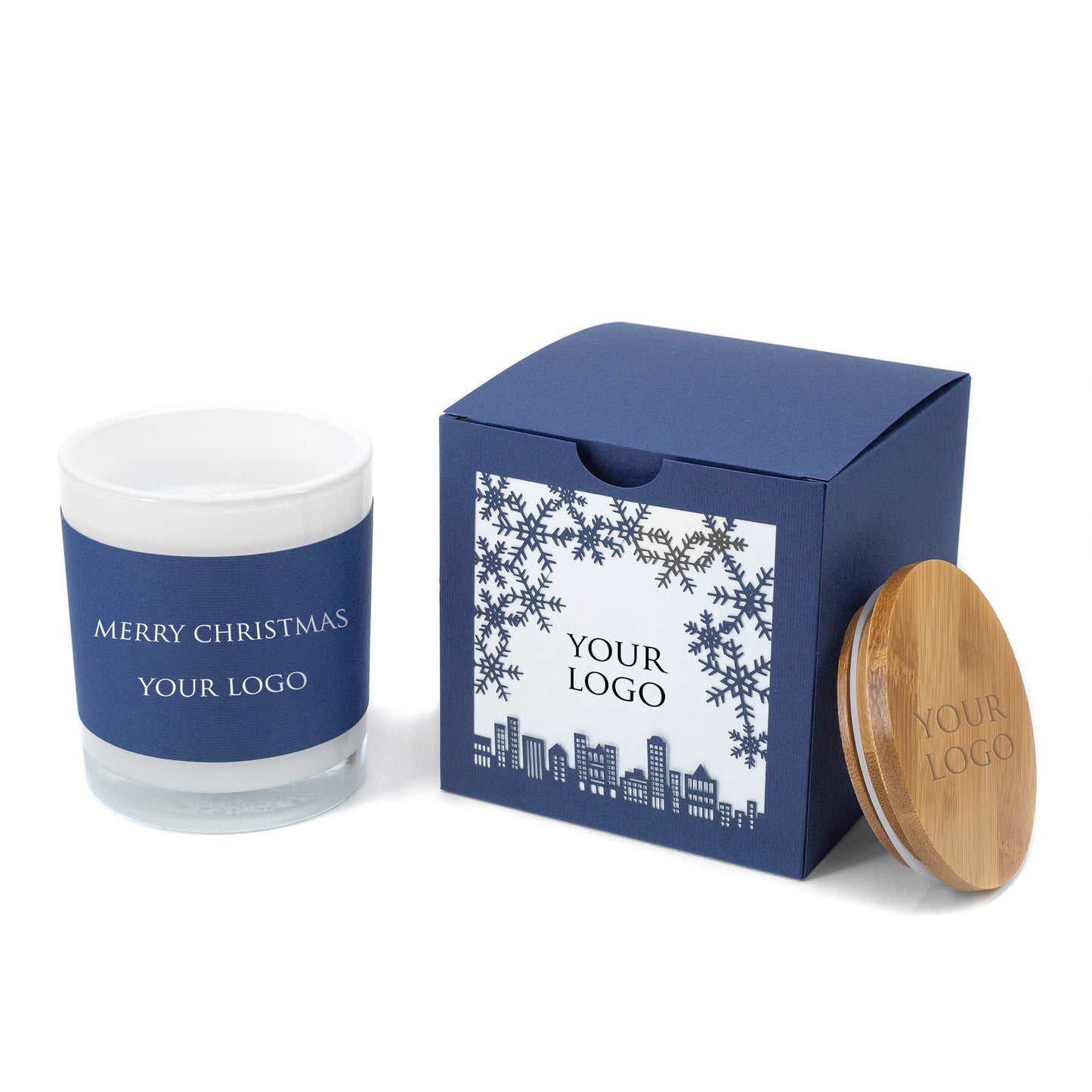 Corporate Christmas Gifts for Employees - Custom Boxed Candles