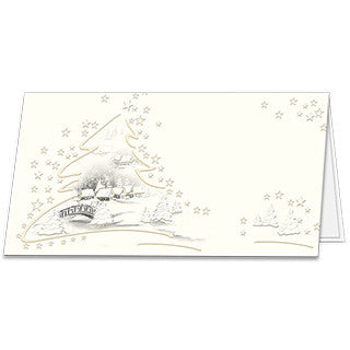 Cream Christmas Card
