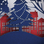 3D Laser Cut Christmas Card - Pop Up