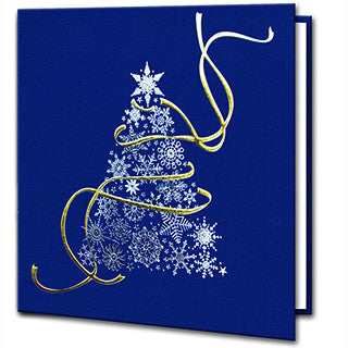 Navy Blue Textured Card