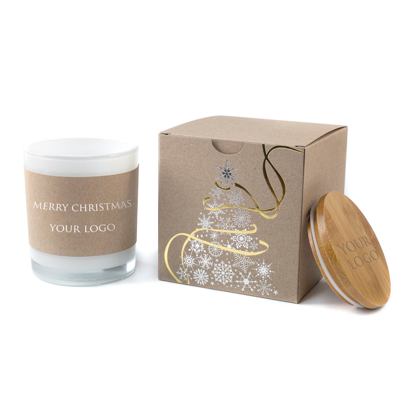 Corporate Hamper Gifts: Elegant Boxed Candles Christmas Tree