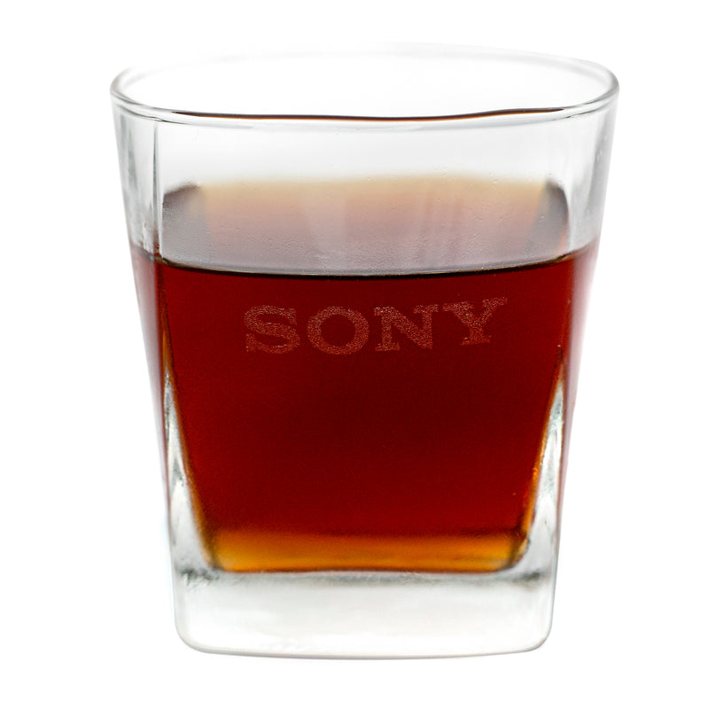 Elegant Corporate Christmas Gift For Clients: Boxed Branded Glasses